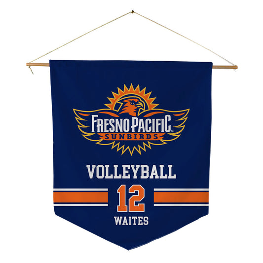 FPU - NCAA Women's Volleyball : Cambria Waites - Pennant - 18" x 21"-0