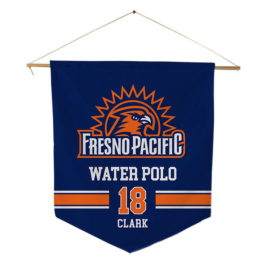 FPU - NCAA Men's Water Polo : Christian Clark - Pennant - 18" x 21"-0