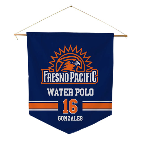 FPU - NCAA Men's Water Polo : Jordan Gonzales - Pennant - 18" x 21"-0