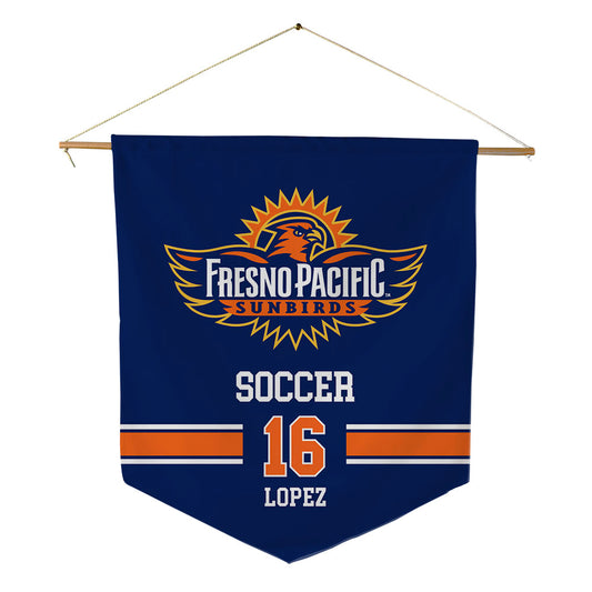 FPU - NCAA Men's Soccer : Brandon Lopez - Pennant - 18" x 21"-0