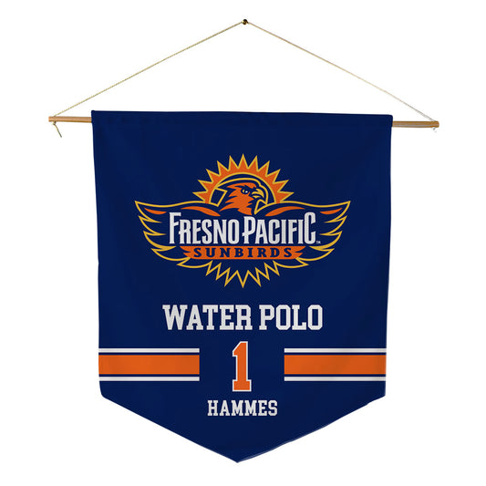 FPU - NCAA Men's Water Polo : Chase Hammes - Pennant - 18" x 21"-0
