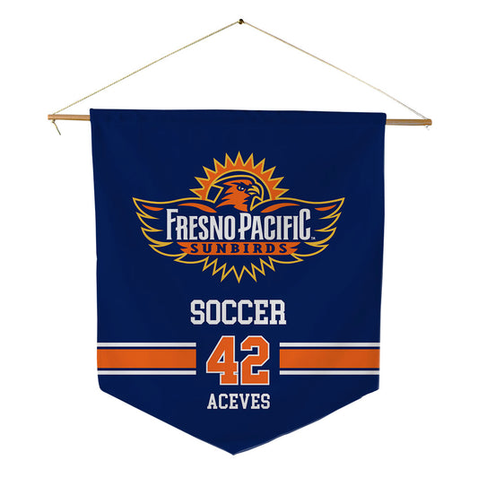 FPU - NCAA Men's Soccer : Diego Aceves - Pennant - 18" x 21"-0