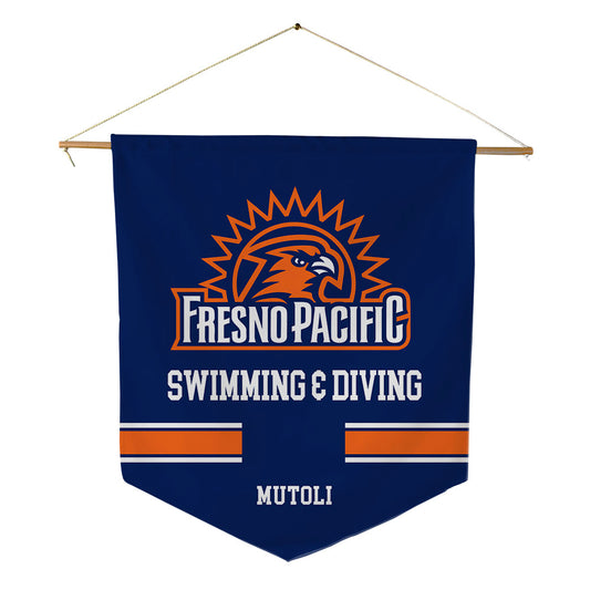 FPU - NCAA Women's Swimming & Diving : Kaylin Mutoli - Pennant - 18" x 21"-0