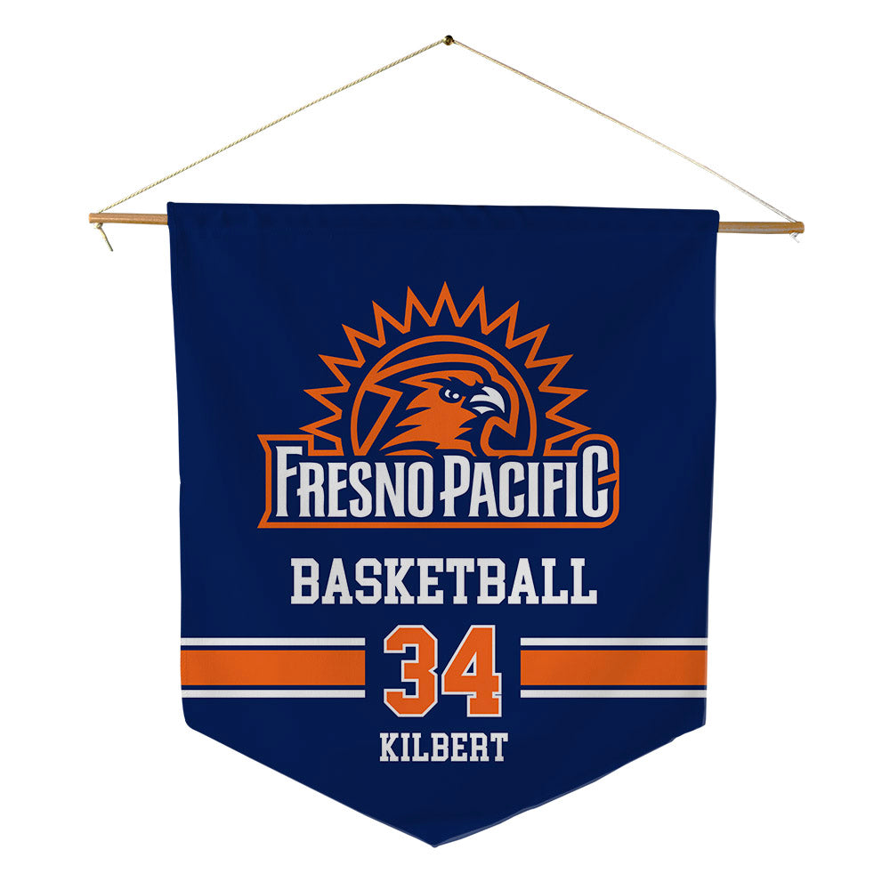 FPU - NCAA Men's Basketball : Logan Kilbert - Pennant - 18" x 21"-0