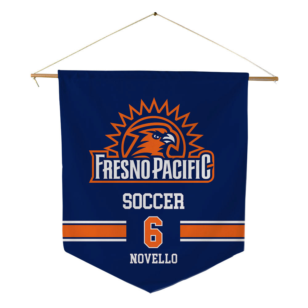 FPU - NCAA Men's Soccer : Bernardo Novello - Pennant - 18" x 21"-0