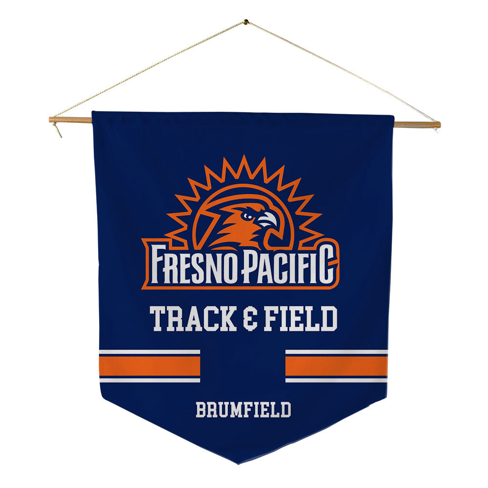 FPU - NCAA Men's Track & Field : Kholin Brumfield - Pennant - 18" x 21"-0