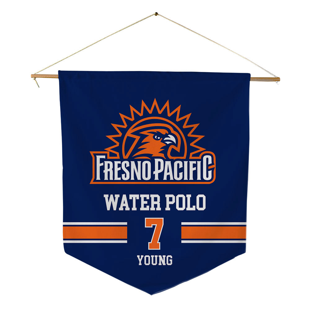 FPU - NCAA Men's Water Polo : Luke Young - Pennant - 18" x 21"-0