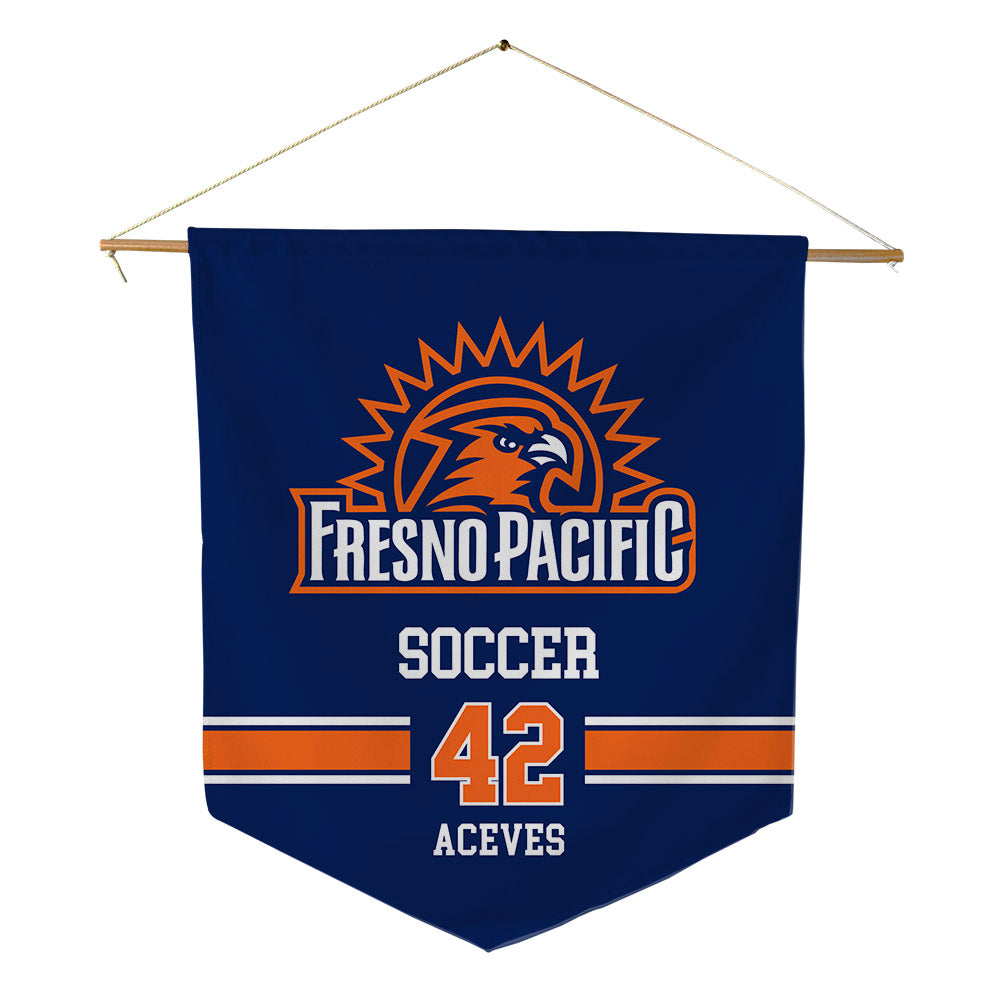 FPU - NCAA Men's Soccer : Diego Aceves - Pennant - 18" x 21"-0