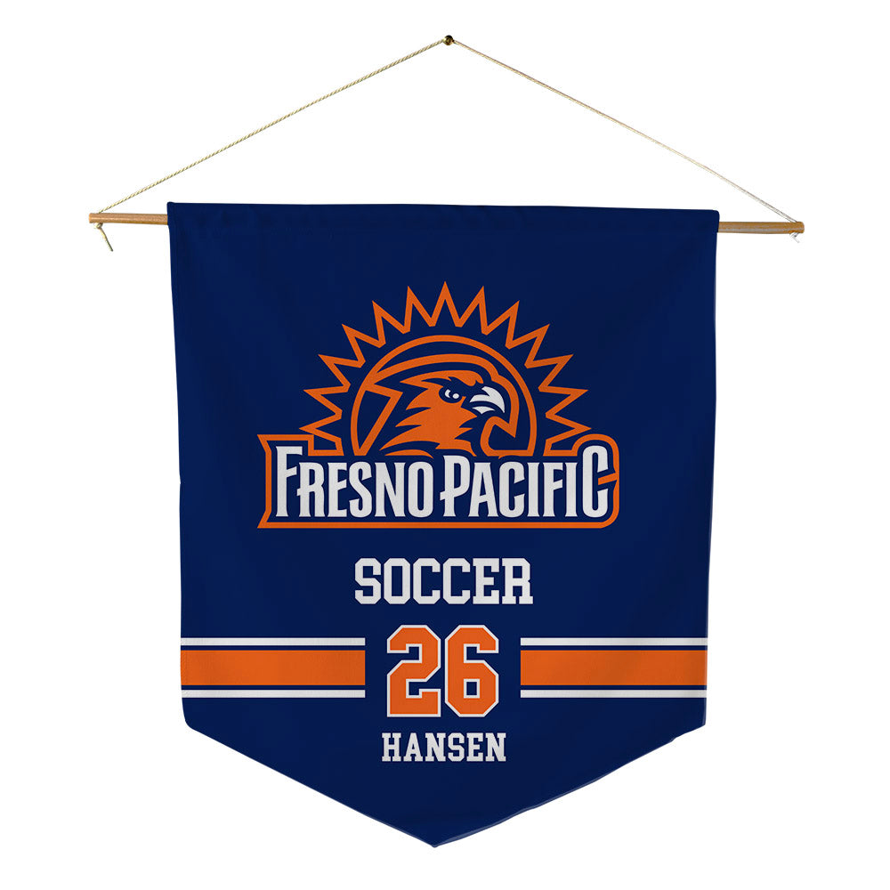 FPU - NCAA Men's Soccer : Nixon Hansen - Pennant - 18" x 21"-0