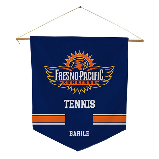 FPU - NCAA Men's Tennis : Charlie Barile - Pennant - 18" x 21"-0