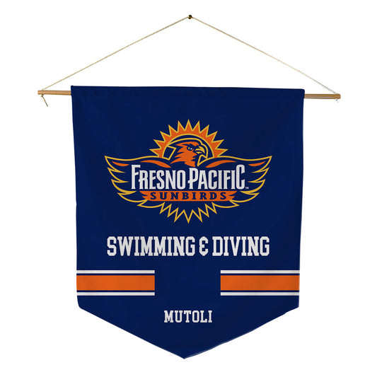 FPU - NCAA Women's Swimming & Diving : Kaylin Mutoli - Pennant - 18" x 21"-0