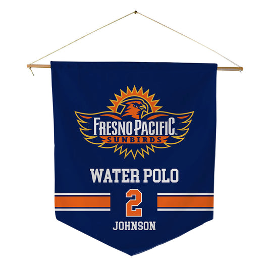 FPU - NCAA Men's Water Polo : Blake Johnson - Pennant - 18" x 21"-0