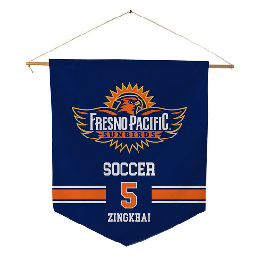 FPU - NCAA Men's Soccer : Wungsem Zingkhai - Pennant - 18" x 21"-0