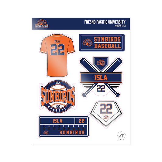 FPU - NCAA Baseball : Jordan Isla - Sticker Sheet-0