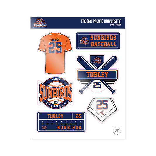 FPU - NCAA Baseball : Jake Turley - Sticker Sheet-0
