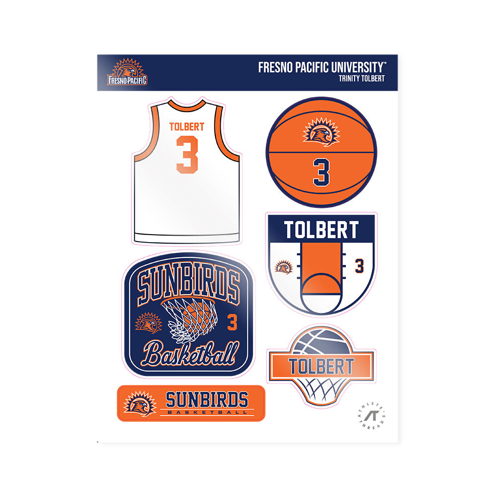 FPU - NCAA Women's Basketball : Trinity Tolbert - Sticker Sheet-0