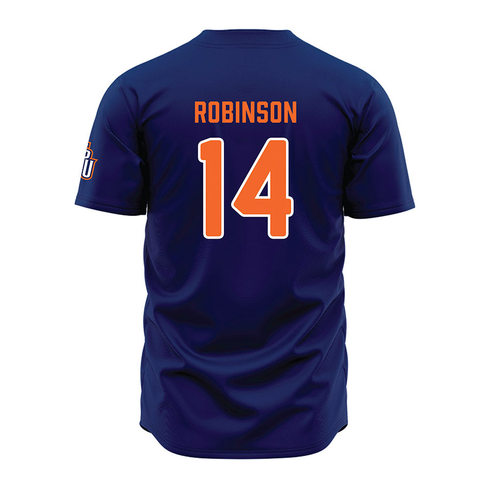 FPU - NCAA Baseball : Vincent Robinson - Blue Jersey-1