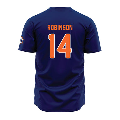 FPU - NCAA Baseball : Vincent Robinson - Blue Jersey-1