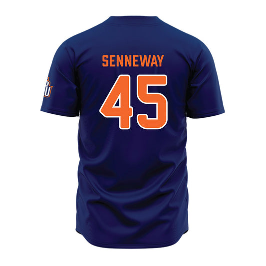 FPU - NCAA Baseball : Dylan Senneway - Blue Jersey-1
