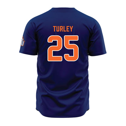 FPU - NCAA Baseball : Jake Turley - Blue Jersey-1