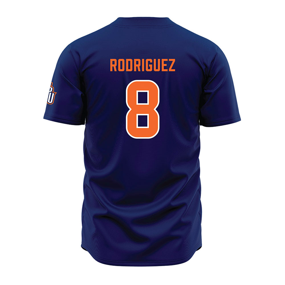 FPU - NCAA Baseball : Ruben Rodriguez - Blue Jersey-1