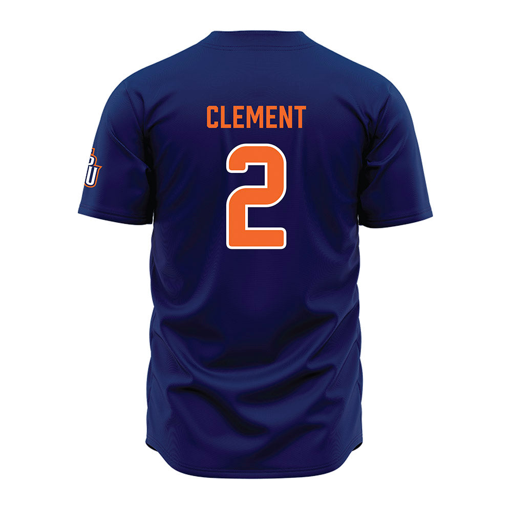 FPU - NCAA Baseball : Chris Clement - Blue Jersey-1