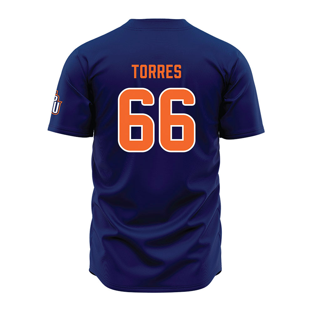FPU - NCAA Baseball : Rogelio Torres - Blue Jersey-1