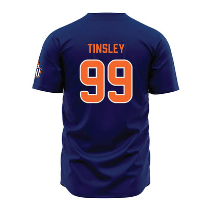 FPU - NCAA Baseball : Dustin Tinsley - Blue Jersey-1