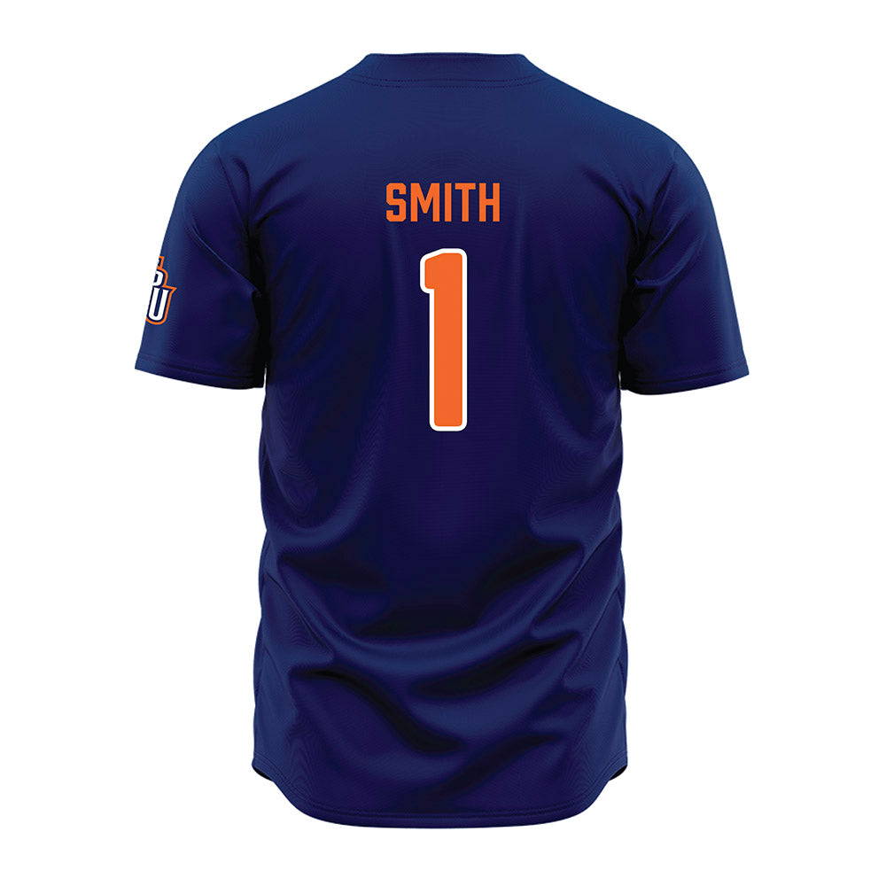 FPU - NCAA Baseball : Tejean Smith - Blue Jersey-1