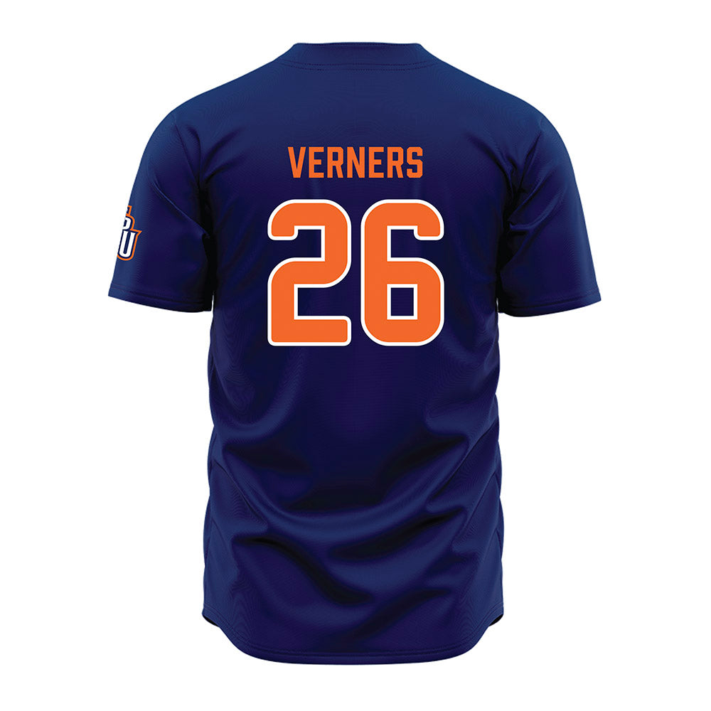 FPU - NCAA Baseball : Bodhi Verners - Blue Jersey-1
