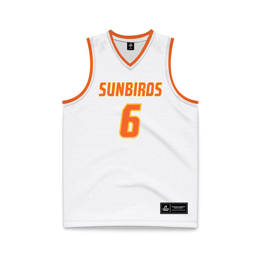 FPU - NCAA Men's Basketball : Malachi Ficher - White Basketball Jersey-0