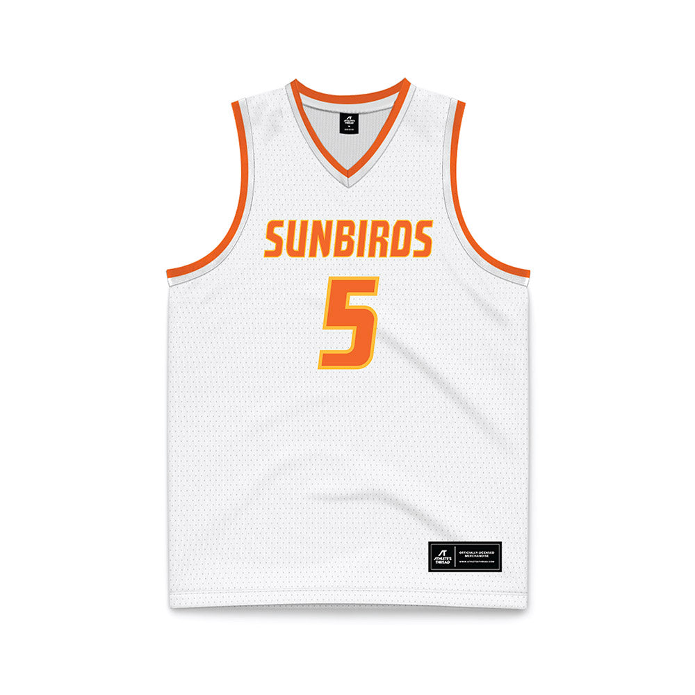 FPU - NCAA Men's Basketball : Harrison Pennisi - White Basketball Jersey-0