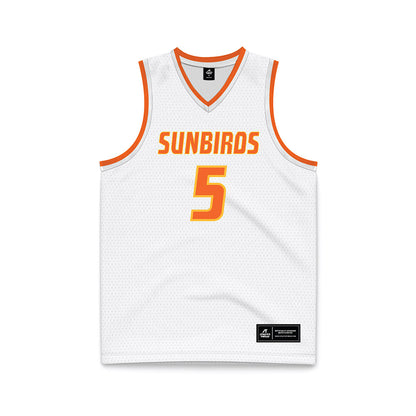 FPU - NCAA Men's Basketball : Harrison Pennisi - White Basketball Jersey-0