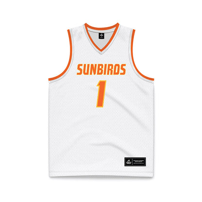 FPU - NCAA Men's Basketball : Gabriel Quiette - White Basketball Jersey-0