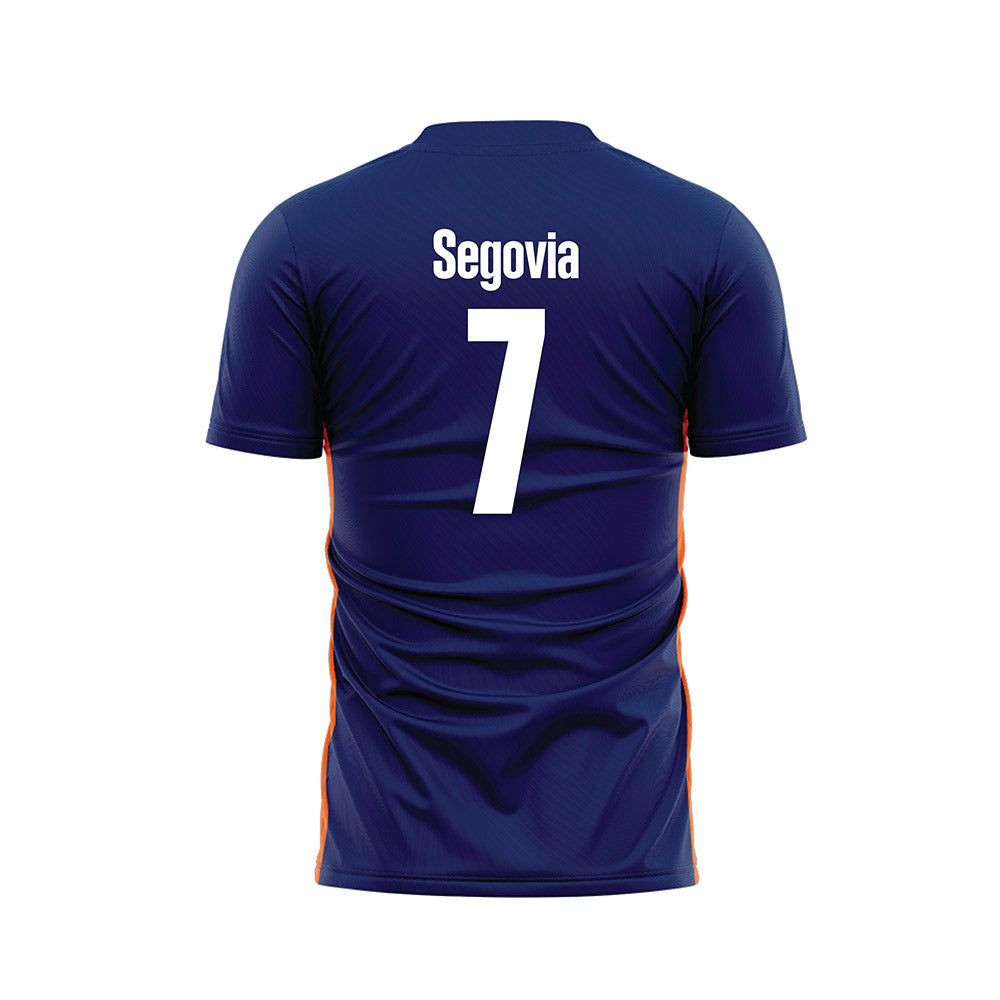 FPU - NCAA Men's Soccer : Giovanni Segovia - Blue Soccer Jersey-1