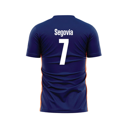 FPU - NCAA Men's Soccer : Giovanni Segovia - Blue Soccer Jersey-1