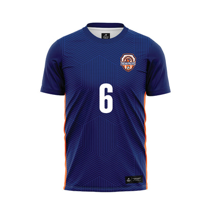 FPU - NCAA Men's Soccer : Julian Aran Martin - Blue Soccer Jersey-0