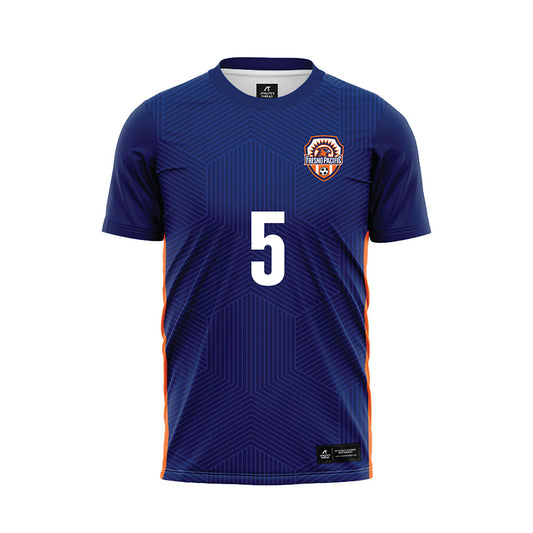 FPU - NCAA Men's Soccer : Wungsem Zingkhai - Blue Soccer Jersey-0