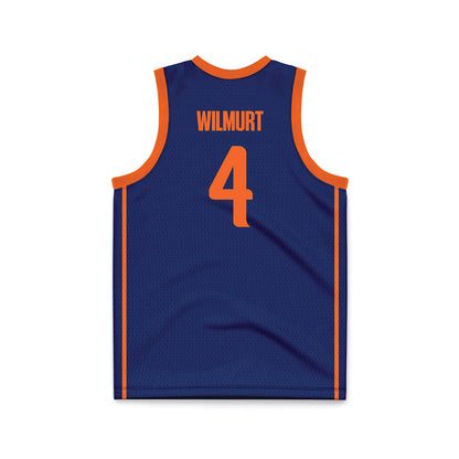 FPU - NCAA Women's Basketball : Kira Wilmurt - Navy Basketball Jersey-1