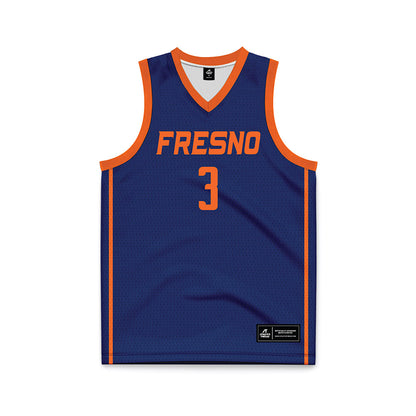 FPU - NCAA Women's Basketball : Trinity Tolbert - Navy Basketball Jersey-0