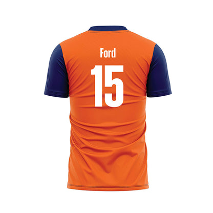 FPU - NCAA Women's Soccer : Bryana Ford - Orange Soccer Jersey-1
