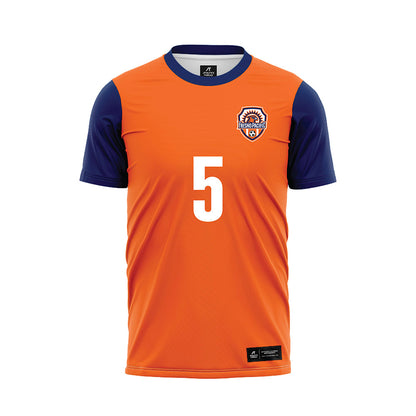 FPU - NCAA Women's Soccer : Jesslyn McCave - Orange Soccer Jersey-0