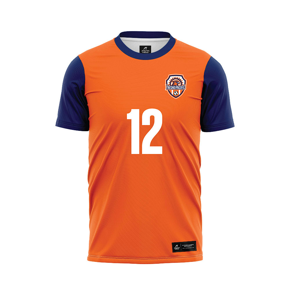 FPU - NCAA Women's Soccer : Krysta Casas - Orange Soccer Jersey-0