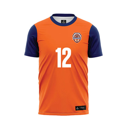 FPU - NCAA Women's Soccer : Krysta Casas - Orange Soccer Jersey-0