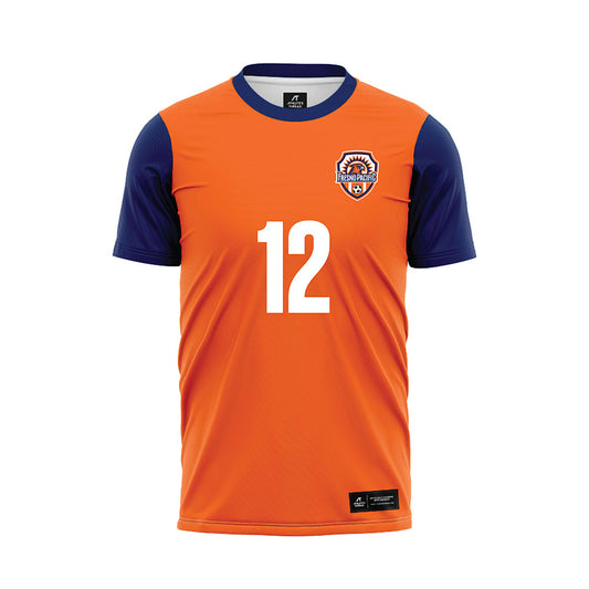 FPU - NCAA Women's Soccer : Krysta Casas - Orange Soccer Jersey-0