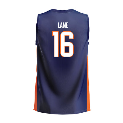 FPU - NCAA Women's Volleyball : Ally Lane - Navy Volleyball Jersey-1
