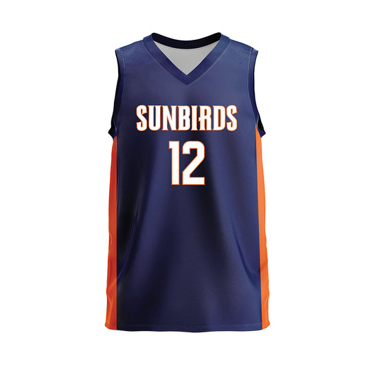 FPU - NCAA Women's Volleyball : Cambria Waites - Navy Volleyball Jersey-0