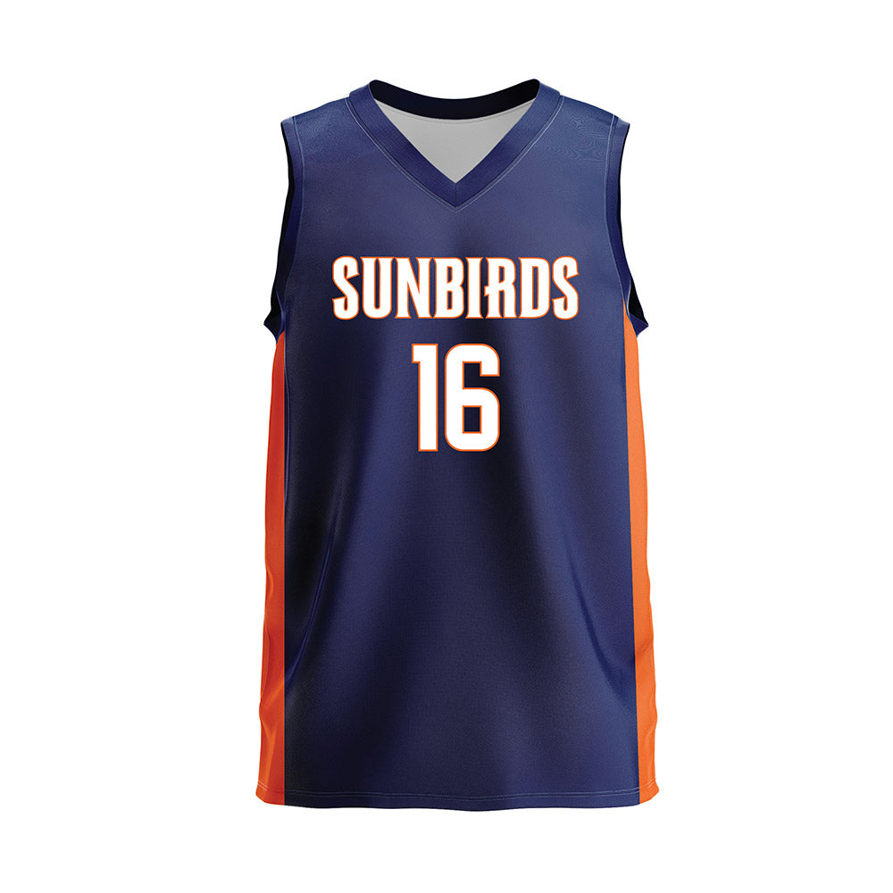 FPU - NCAA Women's Volleyball : Ally Lane - Navy Volleyball Jersey-0