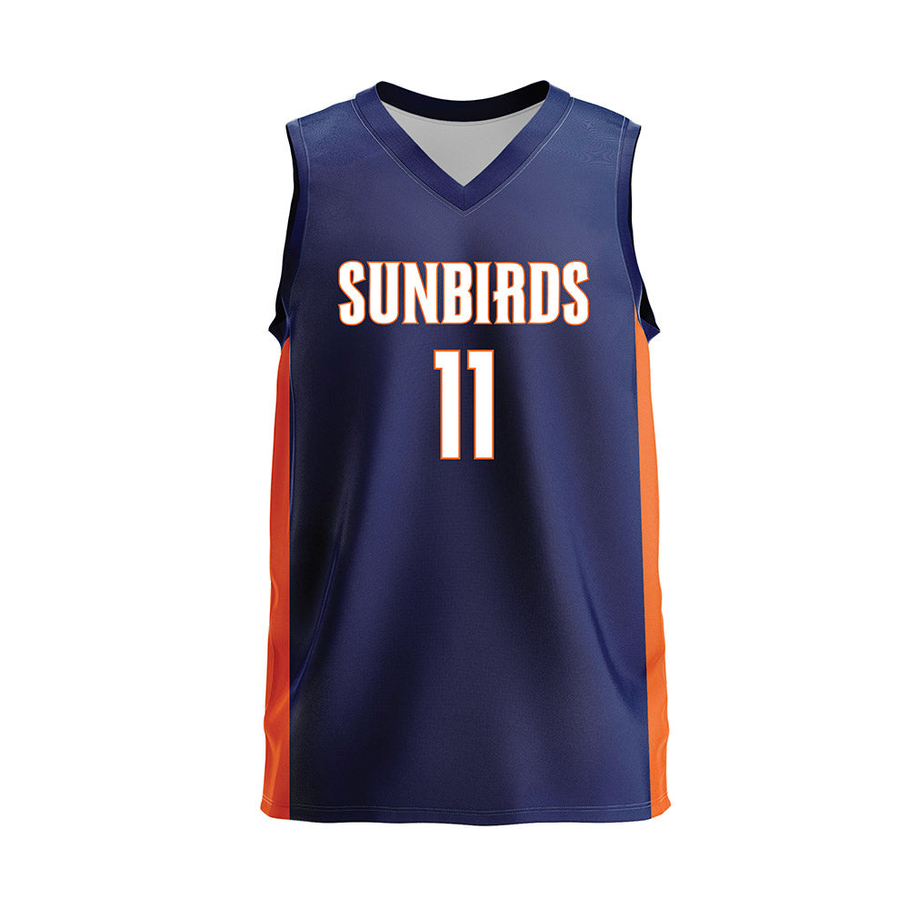 FPU - NCAA Women's Volleyball : Yajaira Gahagan - Navy Volleyball Jersey-0