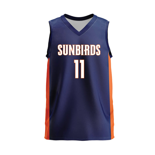 FPU - NCAA Women's Volleyball : Yajaira Gahagan - Navy Volleyball Jersey-0